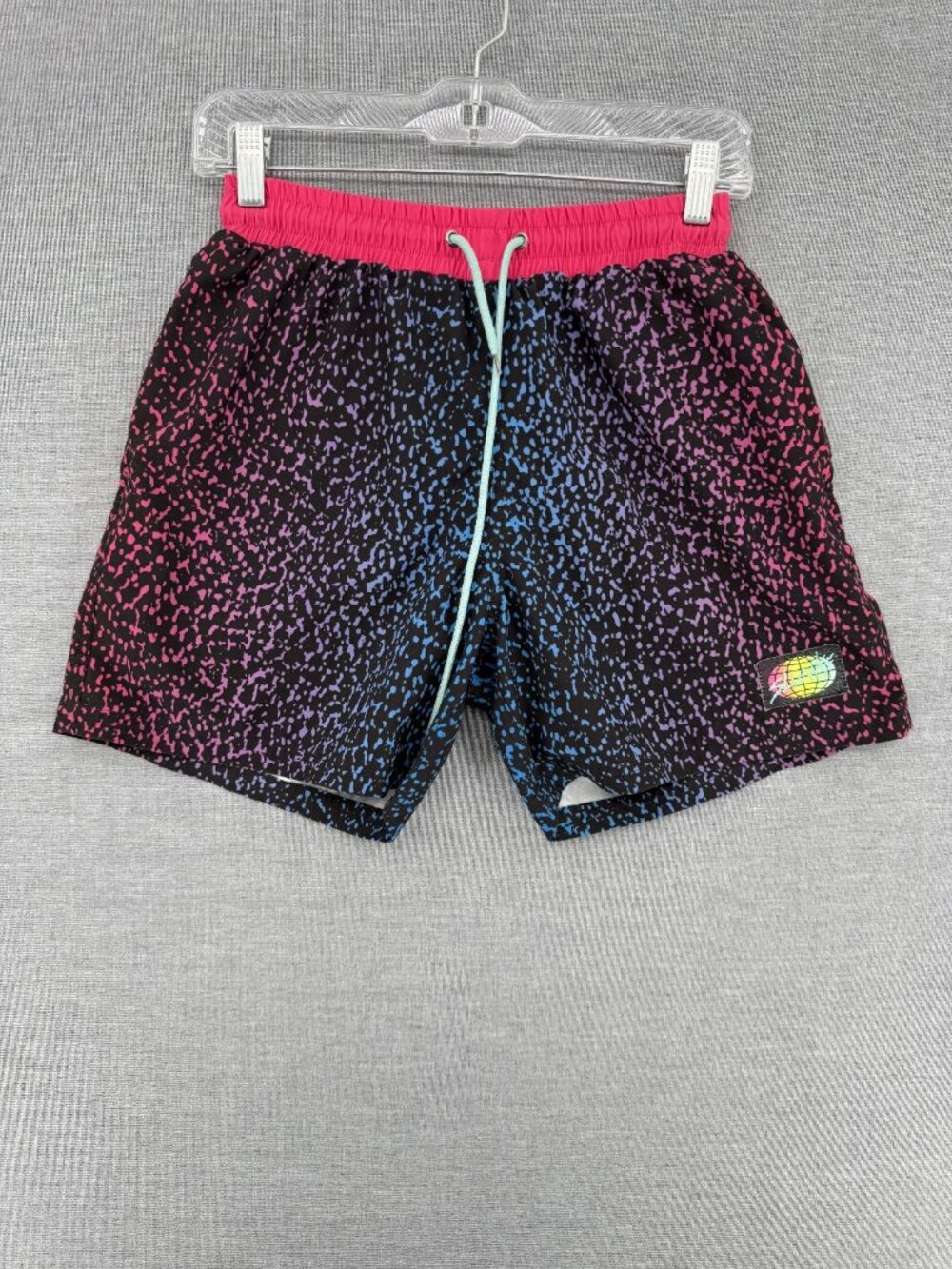 Slunks Discos Lined Shorts Mens S 5" Drawstring Pockets